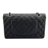 シャネル CHANEL マトラッセ25 A01112　14番台 ブラック×シルバー金具 キャビアスキン レディース ショルダーバッグ