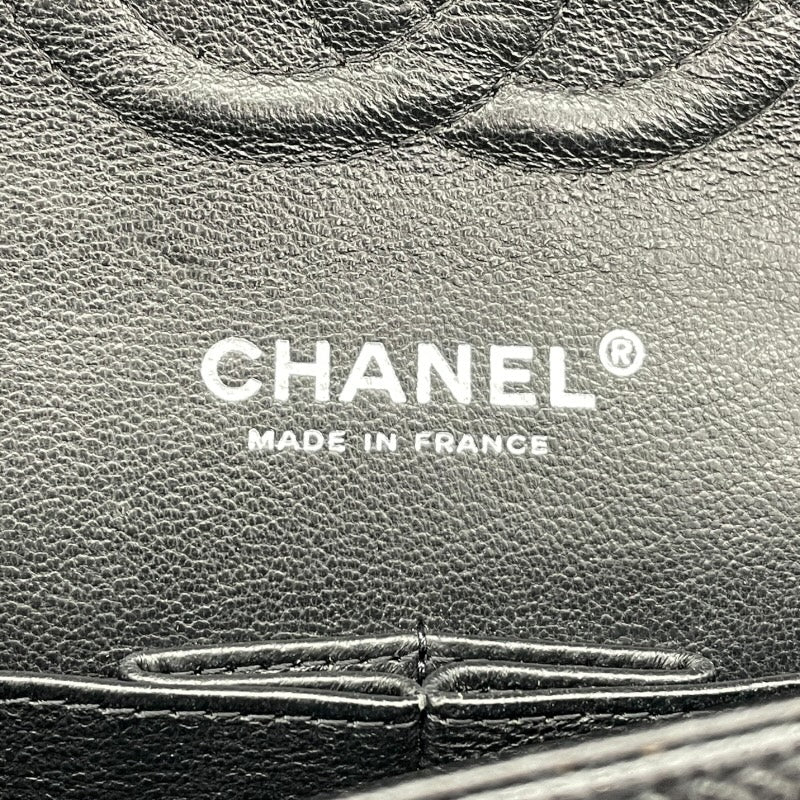 シャネル CHANEL マトラッセ25 A01112　14番台 ブラック×シルバー金具 キャビアスキン レディース ショルダーバッグ