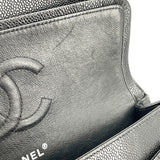 シャネル CHANEL マトラッセ25 A01112　14番台 ブラック×シルバー金具 キャビアスキン レディース ショルダーバッグ