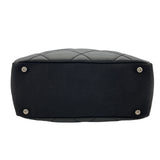 シャネル CHANEL パリビアリッツトートPM 11番台 ブラック SV金具 コーディングキャンバス レディース トートバッグ