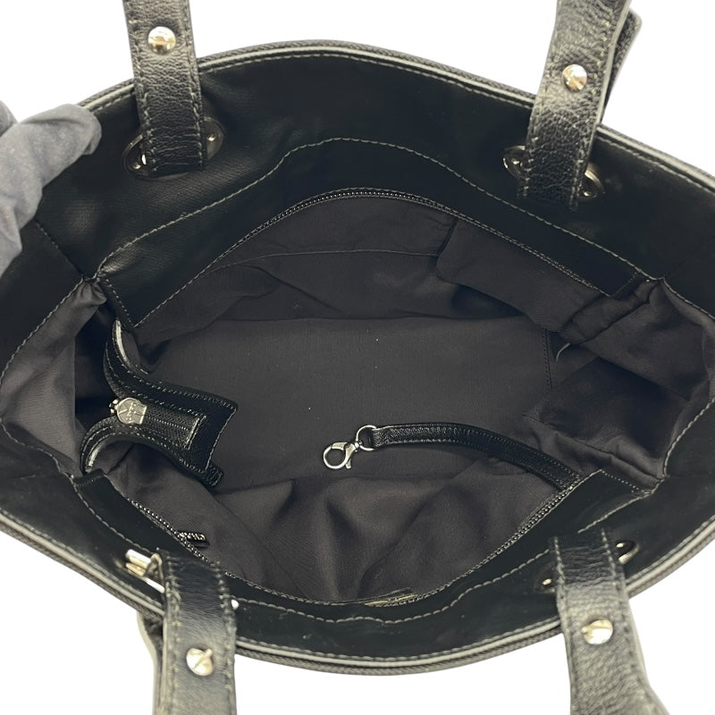 シャネル CHANEL パリビアリッツトートPM 11番台 ブラック SV金具 コーディングキャンバス レディース トートバッグ