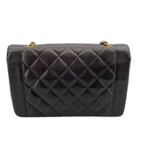 シャネル CHANEL ダイアナ25 A01165 2番台 ブラック ラムスキン レディース ショルダーバッグ