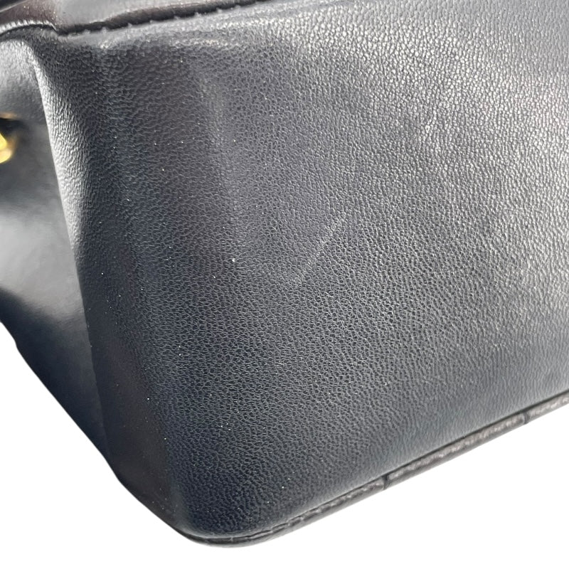 シャネル CHANEL ダイアナ25 A01165 2番台 ブラック ラムスキン レディース ショルダーバッグ