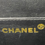 シャネル CHANEL チェーンショルダーバッグ ブラック×GD金具 キャビアスキン レディース ショルダーバッグ