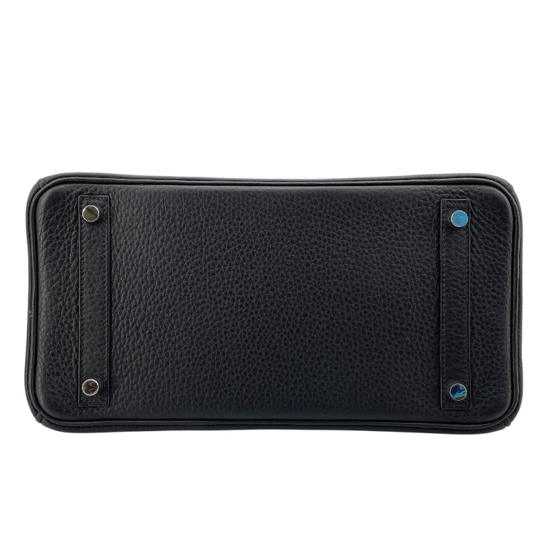 エルメス HERMES バーキン30 □J刻 ブラック シルバー金具 トリヨン レディース ハンドバッグ