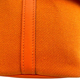 エルメス HERMES ピコタンロックPM カーゴ U刻 オレンジ シルバー金具 トワル・スイフト レディース ハンドバッグ