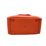 エルメス HERMES リンディ30 □P刻 フラミンゴ×シルバー金具 エバーカラー レディース ハンドバッグ