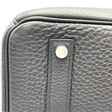 エルメス HERMES バーキン35 □P刻 ブラック×シルバー金具 トゴ レディース ハンドバッグ