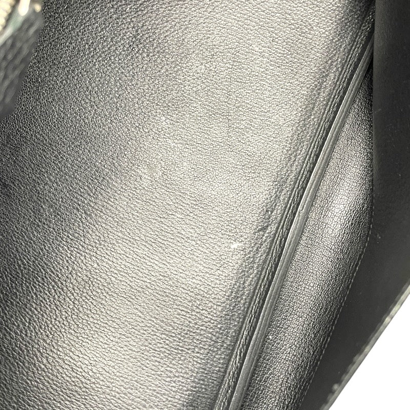 エルメス HERMES バーキン35 □P刻 ブラック×シルバー金具 トゴ レディース ハンドバッグ