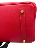 エルメス HERMES バーキン35 □G刻 ルージュヴィフ GD金具 エプソン レディース ハンドバッグ