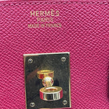 エルメス HERMES バーキン35 □G刻 ルージュヴィフ GD金具 エプソン レディース ハンドバッグ