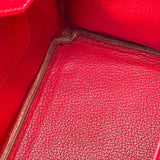 エルメス HERMES バーキン35 □G刻 ルージュヴィフ GD金具 エプソン レディース ハンドバッグ