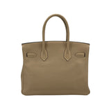 エルメス HERMES バーキン30 □K刻 トゥルティエールグレー/SV金具 トゴ レディース ハンドバッグ
