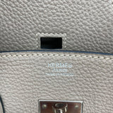 エルメス HERMES バーキン30 □K刻 トゥルティエールグレー/SV金具 トゴ レディース ハンドバッグ