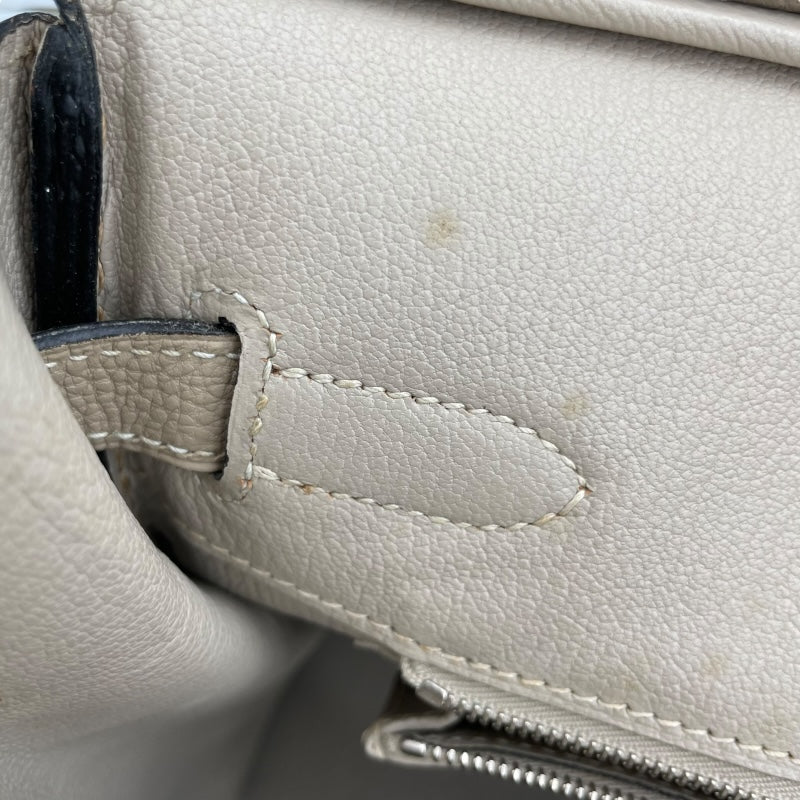 エルメス HERMES バーキン30 □K刻 トゥルティエールグレー/SV金具 トゴ レディース ハンドバッグ