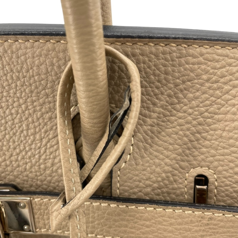エルメス HERMES バーキン30 □K刻 トゥルティエールグレー/SV金具 トゴ レディース ハンドバッグ