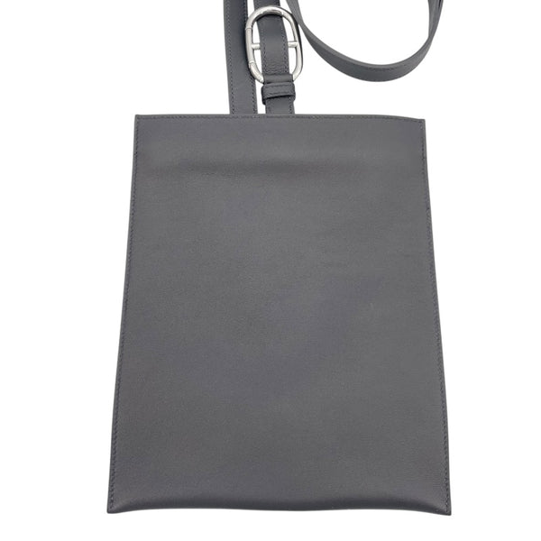 エルメス HERMES ポルトフォイユ ポッシャンプリュス U刻印　(2022年製) ブラック　シルバー金具 スイフト ユニセックス ボディバッグ