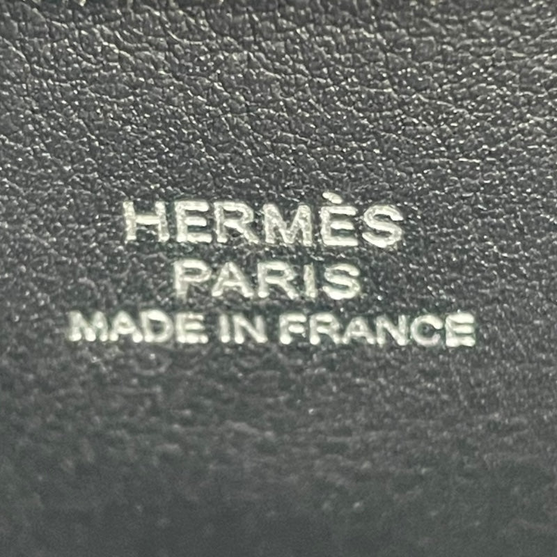 エルメス HERMES ポルトフォイユ ポッシャンプリュス U刻印　(2022年製) ブラック　シルバー金具 スイフト ユニセックス ボディバッグ