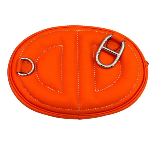 エルメス HERMES インザループ　ヴェルソ B刻 オレンジミニアン/ローズアザレ/SV金具 スイフト ユニセックス ショルダーバッグ
