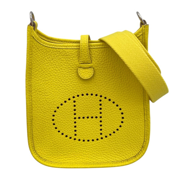 エルメス HERMES エヴリンTPM ライム/SV金具 トリヨン レディース ショルダーバッグ