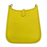 エルメス HERMES エヴリンTPM ライム/SV金具 トリヨン レディース ショルダーバッグ