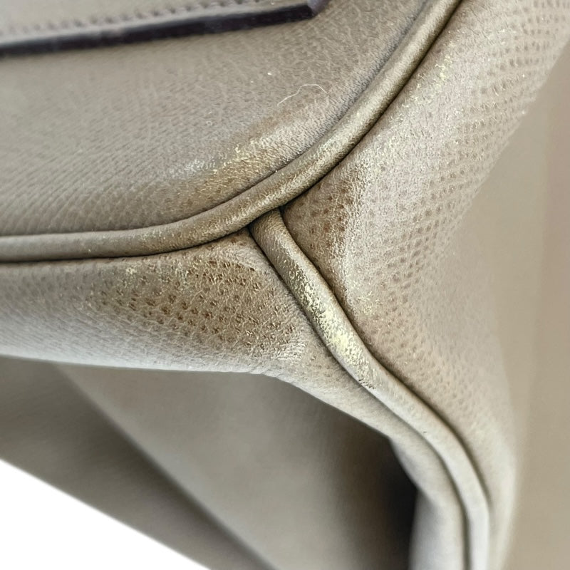 エルメス HERMES バーキン35 □K刻 トープ/SV金具 エプソン レディース ハンドバッグ