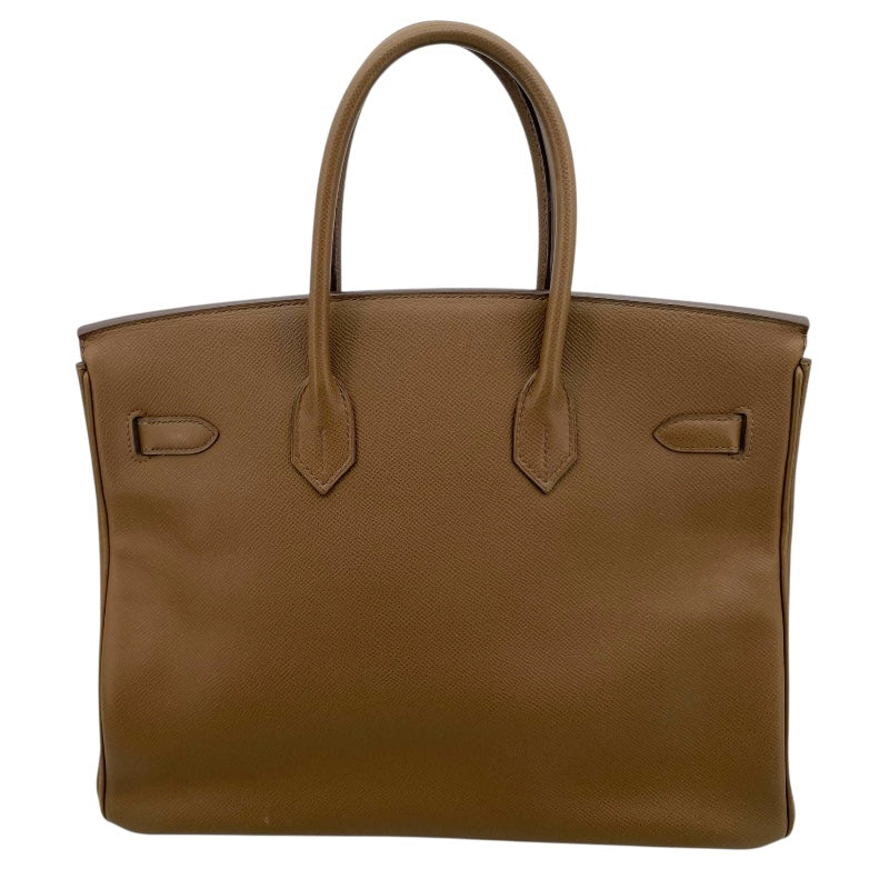 エルメス HERMES バーキン35 □K刻 トープ/SV金具 エプソン