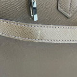 エルメス HERMES バーキン35 □K刻 トープ/SV金具 エプソン レディース ハンドバッグ