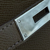 エルメス HERMES バーキン35 □K刻 トープ/SV金具 エプソン レディース ハンドバッグ