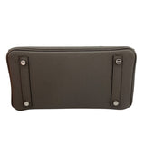 エルメス HERMES バーキン25 U刻印 エタン/SV金具 トゴ レディース ハンドバッグ