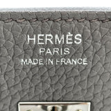 エルメス HERMES バーキン25 U刻印 エタン/SV金具 トゴ レディース ハンドバッグ
