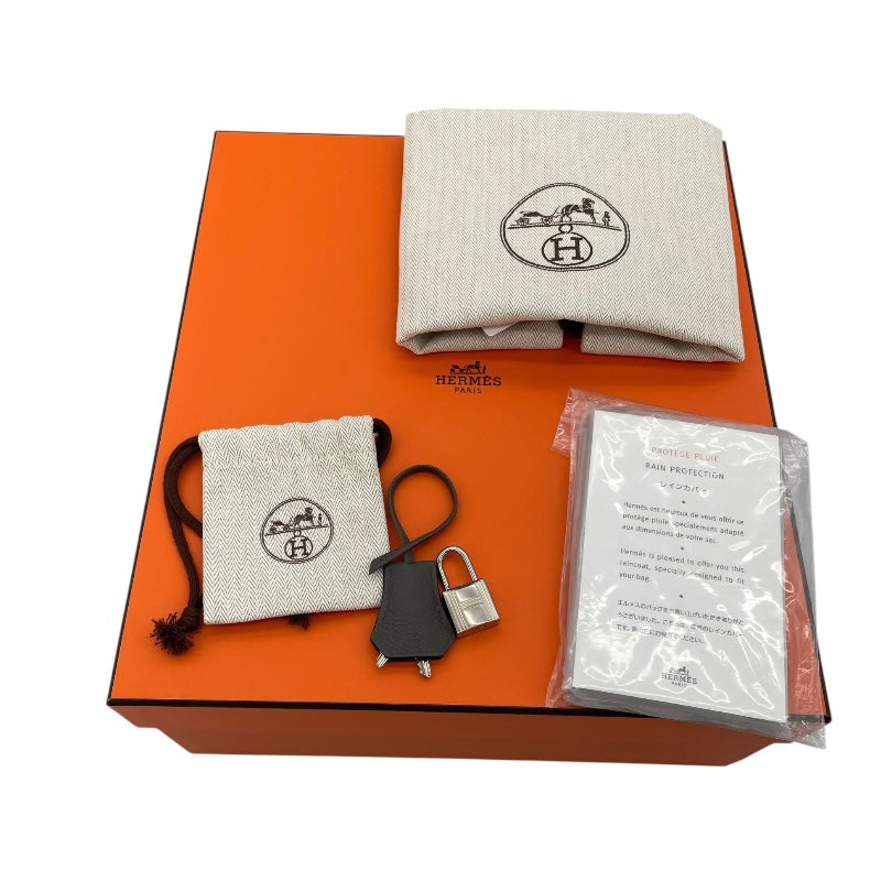 エルメス HERMES バーキン25 U刻印 エタン/SV金具 トゴ レディース ハンドバッグ