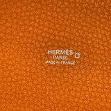 エルメス HERMES ピコタンロック PM　タッチ C刻 オレンジ　シルバー金具 トリヨン/アリゲーターマット レディース ハンドバッグ