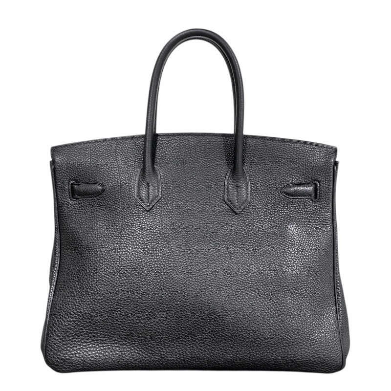 エルメス HERMES バーキン35 □L刻 ブラック×SV金具 トゴ レディース ハンドバッグ