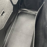 エルメス HERMES バーキン35 □L刻 ブラック×SV金具 トゴ レディース ハンドバッグ