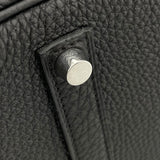 エルメス HERMES バーキン35 □L刻 ブラック×SV金具 トゴ レディース ハンドバッグ