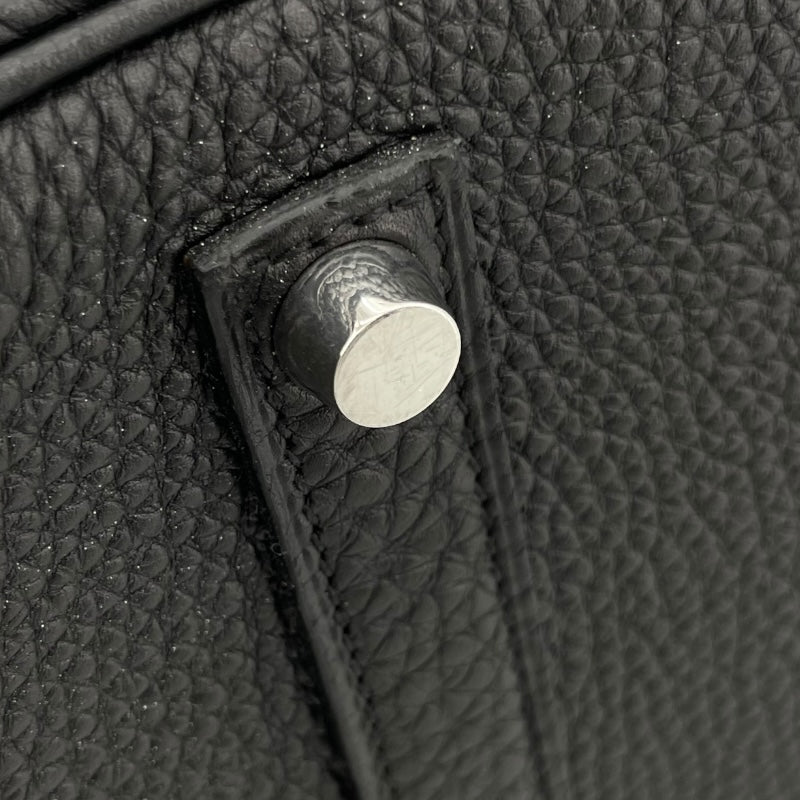 エルメス HERMES バーキン35 □L刻 ブラック×SV金具 トゴ レディース ハンドバッグ