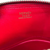 エルメス HERMES ボリード27 ○Y刻 ルージュヴィフ×ゴールド金具 ガリバー レディース ショルダーバッグ