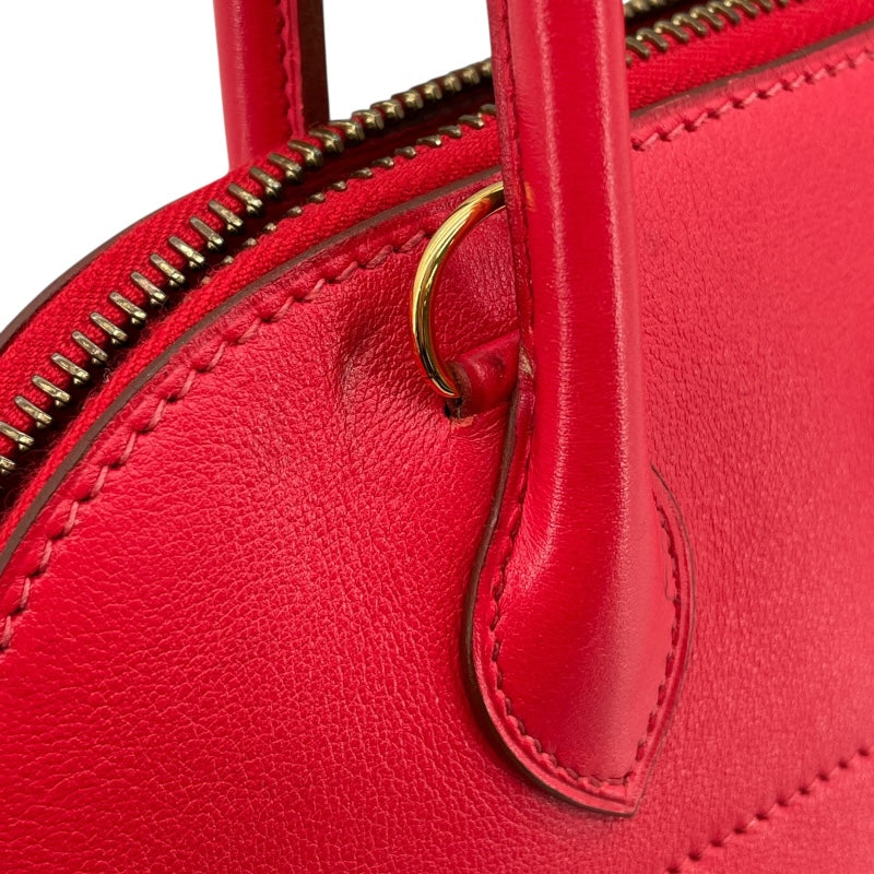 新品未使用！　エルメス　ティポリ　38 レッド エルメス HERMES ボリード27 ○Y刻 ルージュヴィフ×ゴールド金具