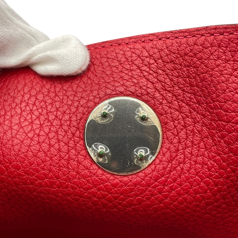 エルメス HERMES リンディ26 X刻 ルージュカザック　シルバー金具 トリヨン レディース ショルダーバッグ