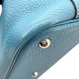 エルメス HERMES ボリード31 □K刻 ブルージーン×シルバー金具 トリヨン レディース ハンドバッグ