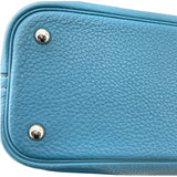 エルメス HERMES ボリード31 □K刻 ブルージーン×シルバー金具 トリヨン レディース ハンドバッグ