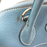 エルメス HERMES ボリード31 □K刻 ブルージーン×シルバー金具 トリヨン レディース ハンドバッグ