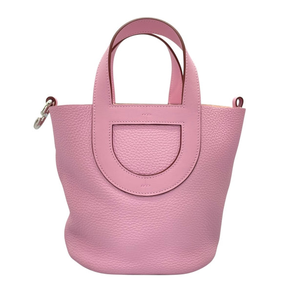 エルメス HERMES インザループ18 B刻 モーヴシルベストル　シルバー金具 スイフト/トリヨン レディース ハンドバッグ