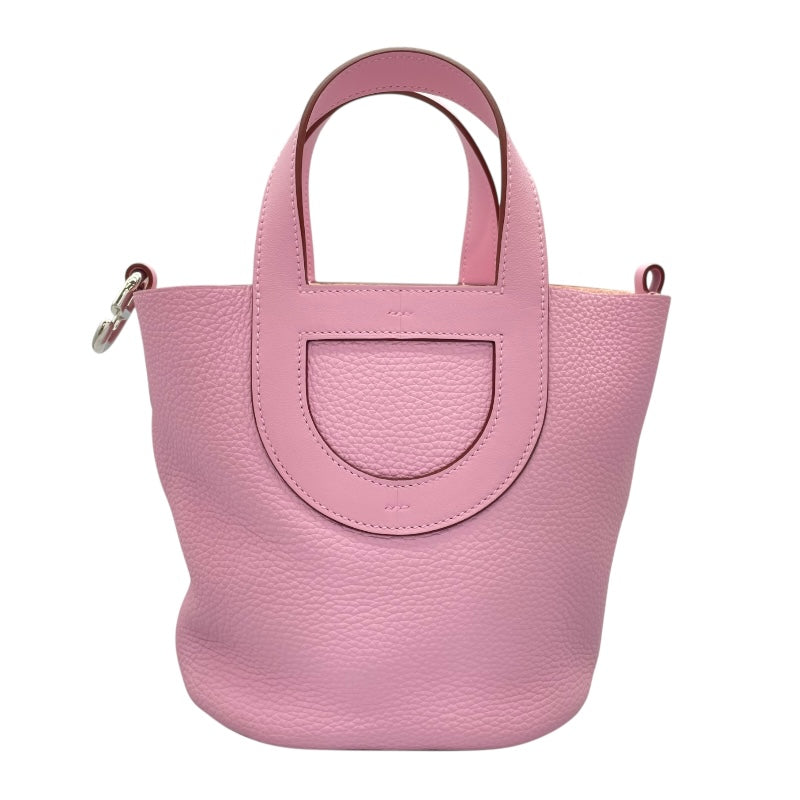 エルメス HERMES インザループ18 B刻 モーヴシルベストル　シルバー金具 スイフト/トリヨン レディース ハンドバッグ