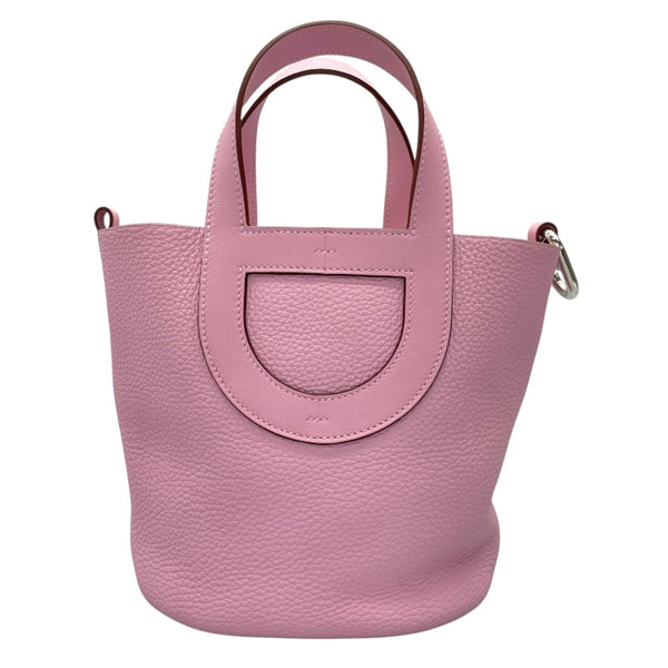 エルメス HERMES インザループ18 B刻 モーヴシルベストル　シルバー金具 スイフト/トリヨン レディース ハンドバッグ