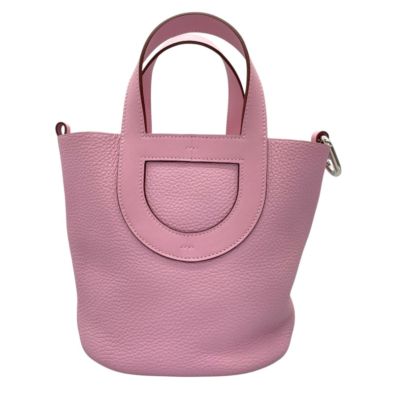 エルメス HERMES インザループ18 B刻 モーヴシルベストル　シルバー金具 スイフト/トリヨン レディース ハンドバッグ