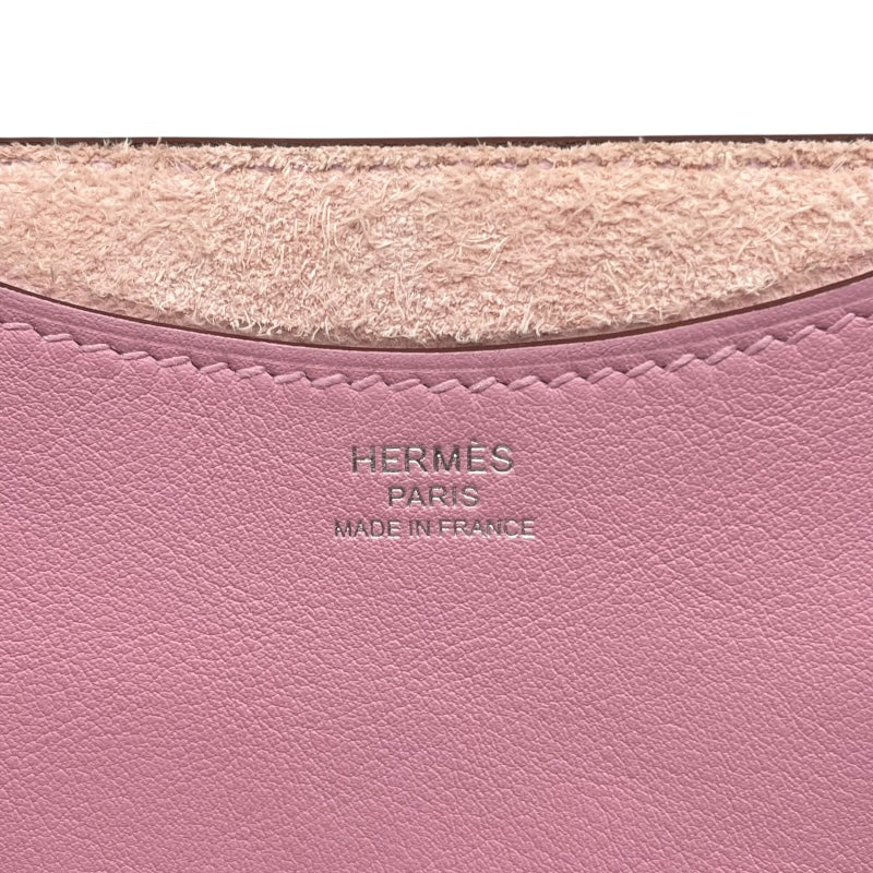 エルメス HERMES インザループ18 B刻 モーヴシルベストル　シルバー金具 スイフト/トリヨン レディース ハンドバッグ