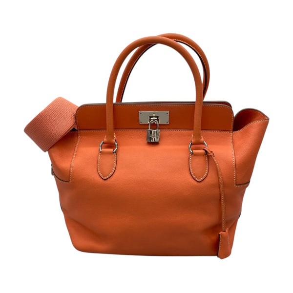 エルメス箱⑨ エルメス HERMES ツールボックス26 □Q刻 フラミンゴ SV金具 スイフト