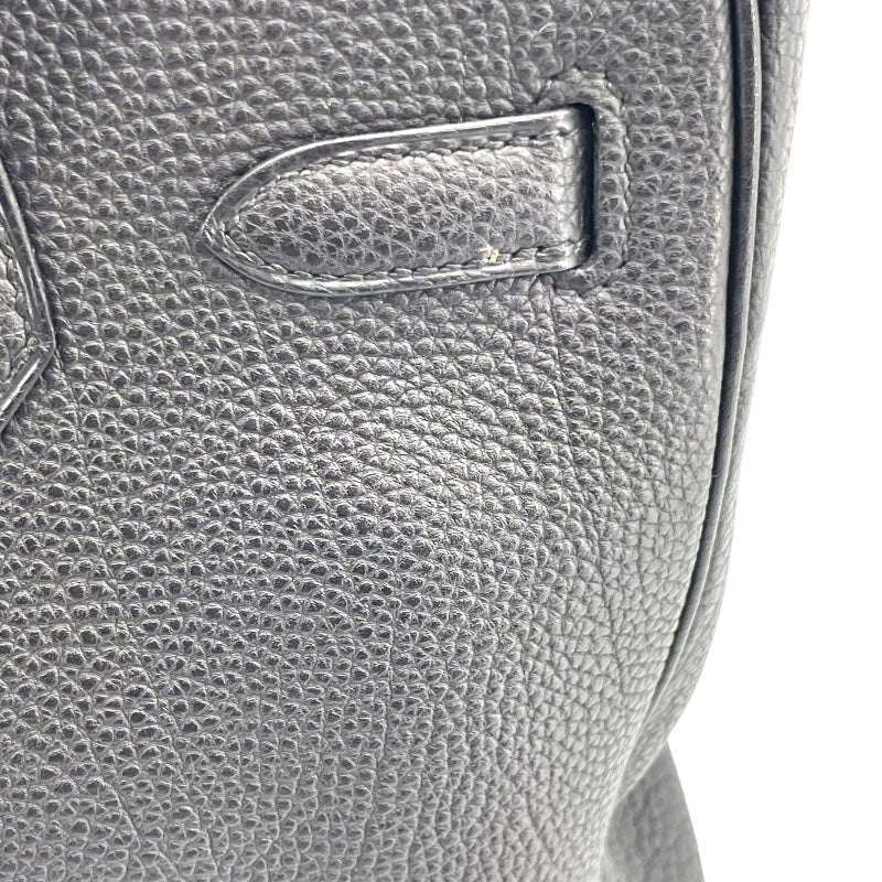 エルメス HERMES バーキン30 □G刻 ブラック×ゴールド金具 トゴ レディース ハンドバッグ